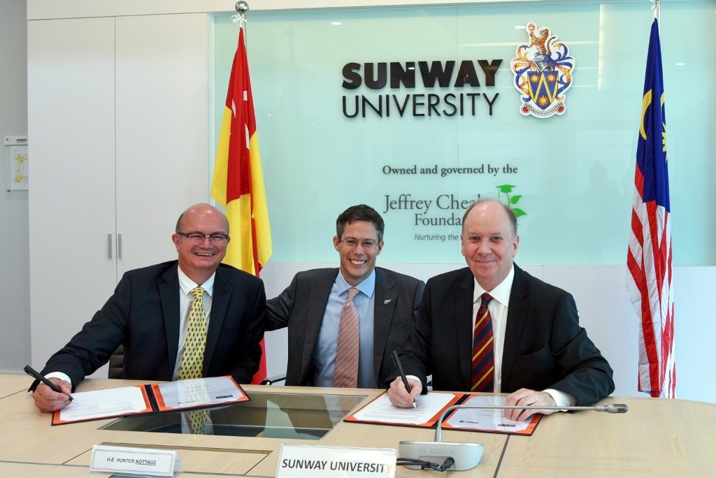 EIT signs MOU with Sunway University in Malaysia